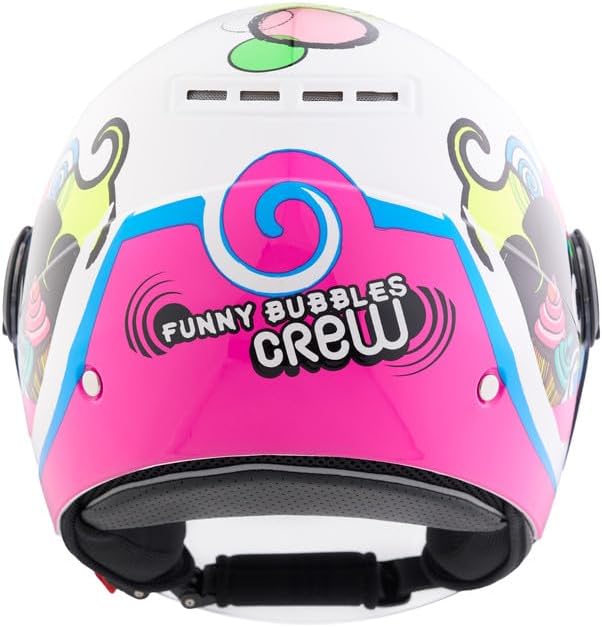 BHR - CASCO DEMI JET 841 CHILD BAMBINO/BAMBINA BUBBLES
