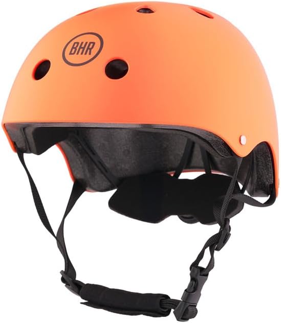 BHR - CASCO 837 URBAN PER MONOPATTINO - SCOOTER ELETTRICI - BICICLETTA - MTB - BMX - SKATEBOARD - PATTINAGGIO ARANCIONE OPACO