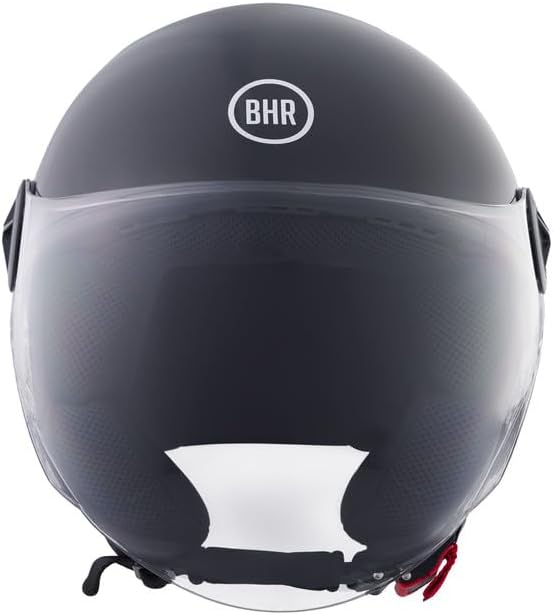 BHR - CASCO DEMI-JET 832 MINIMAL NERO METALLIZZATO 