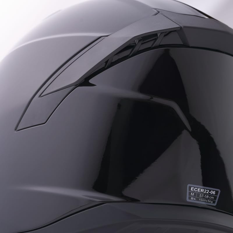 BHR - CASCO FULL FACE INTEGRALE 831 ROCKET NERO METALIZZATO