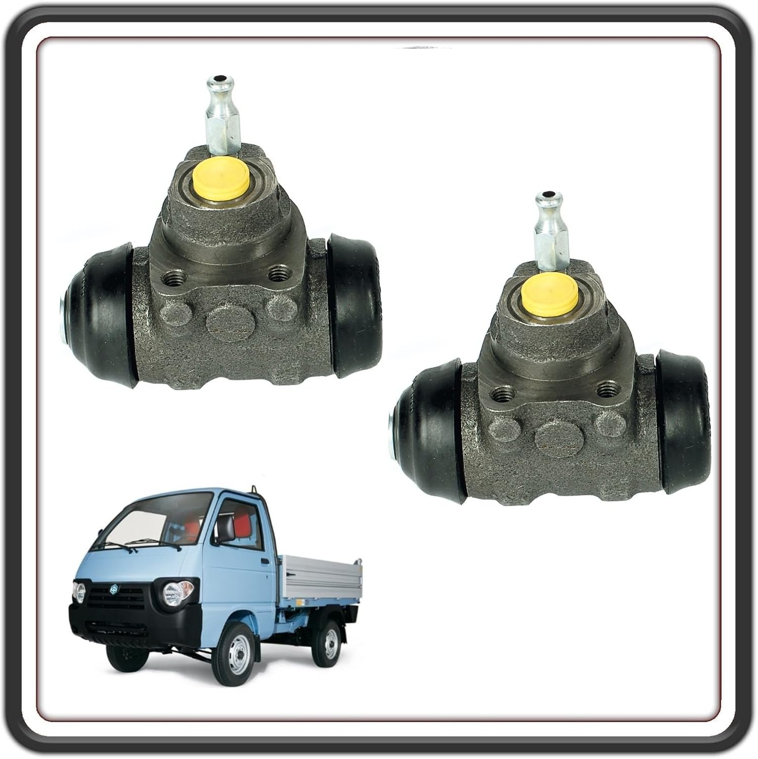 KIT SERIE 2 CILINDRETTI POSTERIORI DESTRO E SINISTRO COMPATIBILI CON PIAGGIO QUARGO DIESEL MOTORE LOMBARDINI