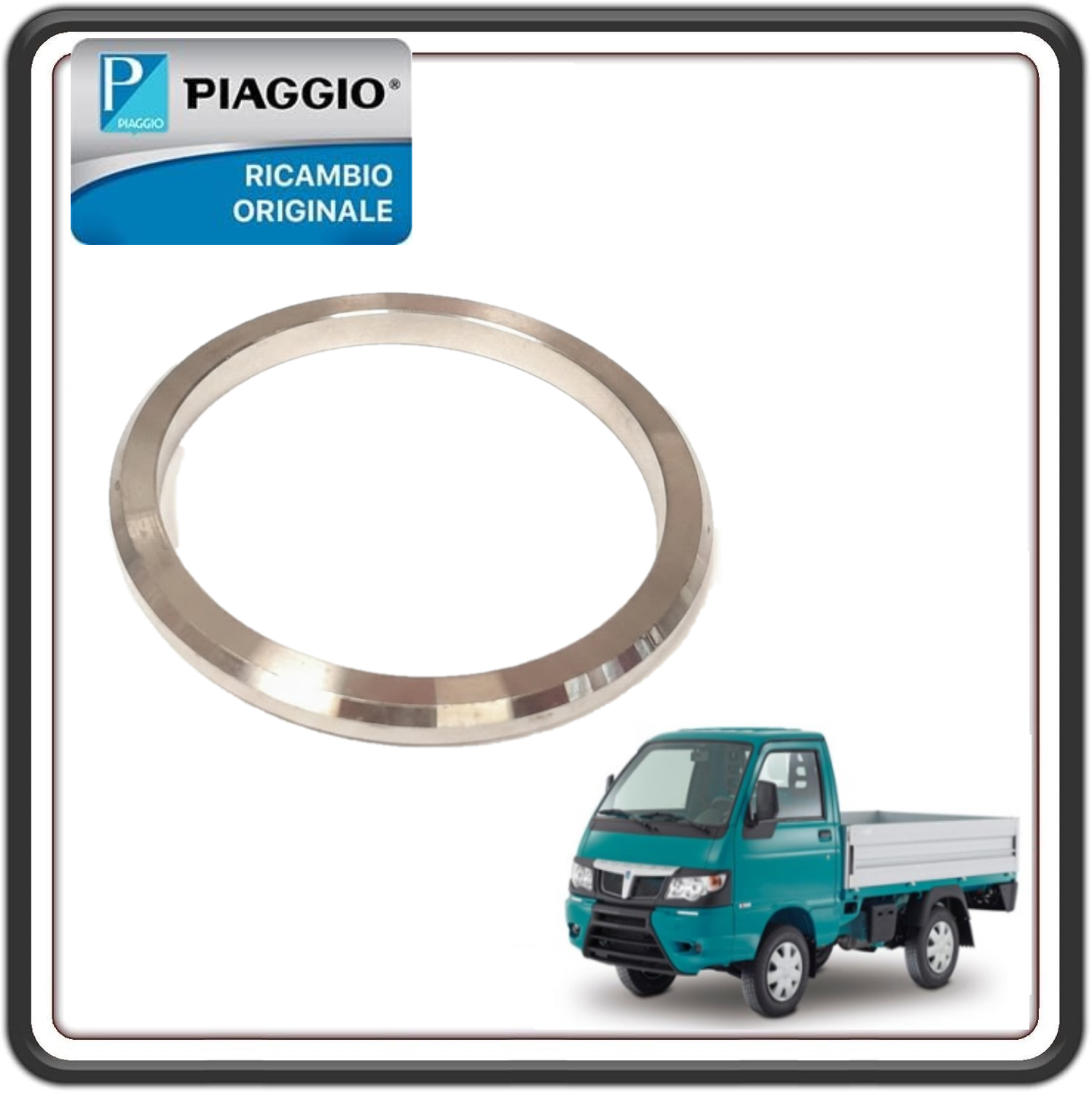 DISTANZIALE 6.00MM PER PIAGGIO PORTER MULTITECH BENZINA E DIESEL ORIGINALE PIAGGIO 9004564527000