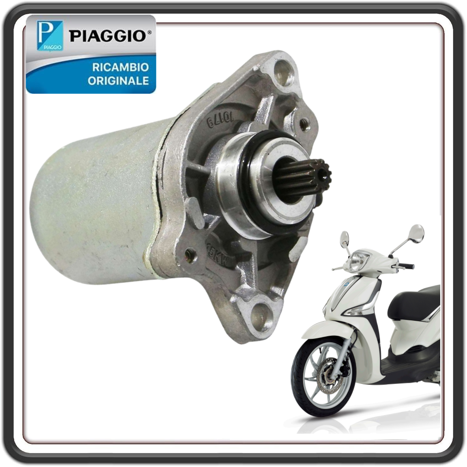 MOTORINO DI AVVIAMENTO PER PIAGGIO SCOOTER VARI MODELLI (LEGGERE DESCRIZIONE) ORIGINALE PIAGGIO 82530R