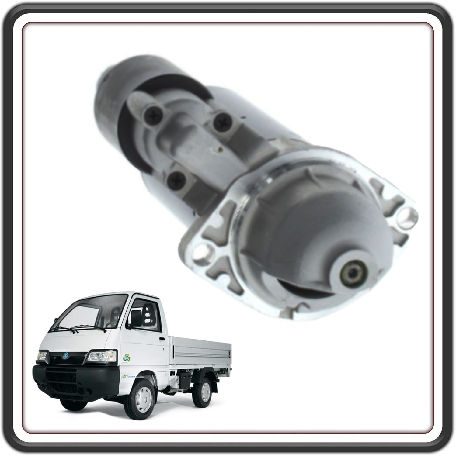 MOTORINO AVVIAMENTO COMPLETO COMPATIBILE CON PIAGGIO PORTER 1200 - 1400 DIESEL MOTORE LOMBARDINI FINO AL 2005 - PIAGGIO QUARGO DIESEL MOTORE LOMBARDINI FINO AL 2017