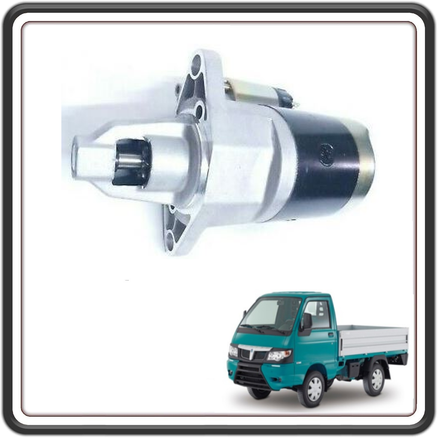MOTORINO AVVIAMENTO COMPLETO COMPATIBILE CON PIAGGIO PORTER MULTITECH FINO AL 2015