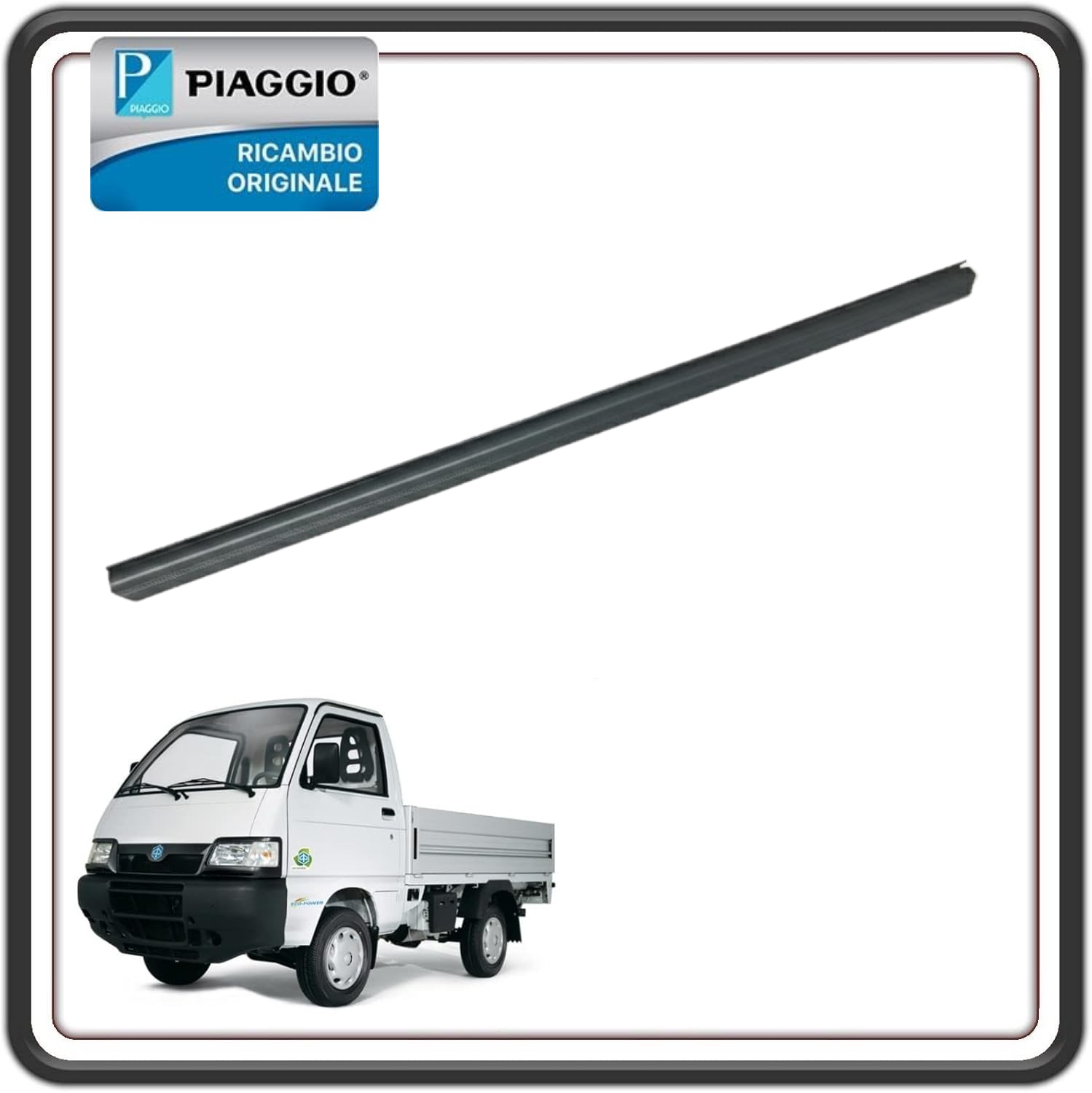 PROTEZIONE PANNELLO LATERALE ANTERIORE PER PIAGGIO PORTER BENZINA E DIESEL - PIAGGIO QUARGO ORIGINALE PIAGGIO 5382387Z011306