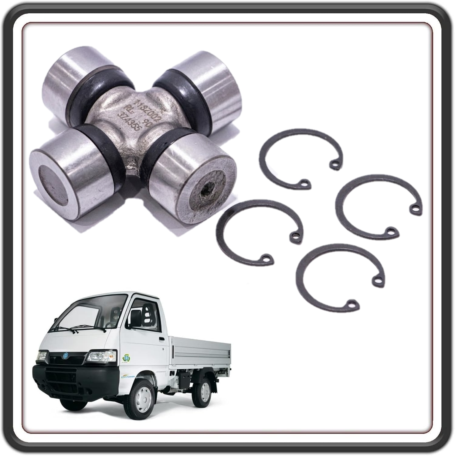 CROCERA ALBERO TRASMISSIONE 25X64 MM CON SEGER ESTERNO COMPATIBILE CON PIAGGIO PORTER 1300 16V MOTORE DAIHATSU FINO AL 2009 