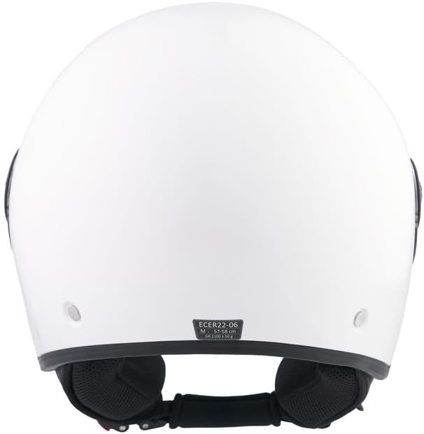 BHR - CASCO DEMI-JET 832 MINIMAL BIANCO 