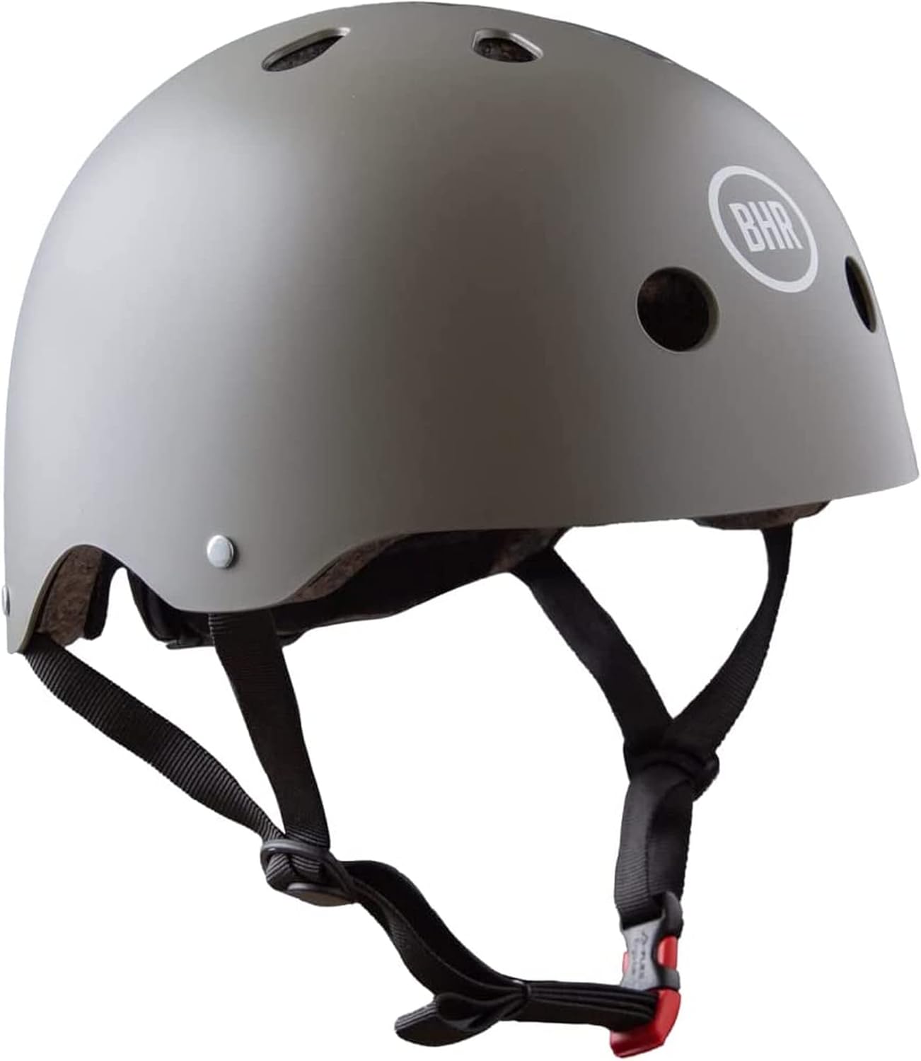 BHR - CASCO 817 SPORT PER MONOPATTINO - SCOOTER ELETTRICI - BICICLETTA - MTB - BMX - SKATEBOARD - PATTINAGGIO GRIGIO OPACO