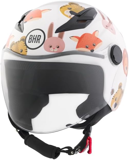 BHR - CASCO DEMI JET 838 CHILDREN BAMBINO/BAMBINA ANIMALS