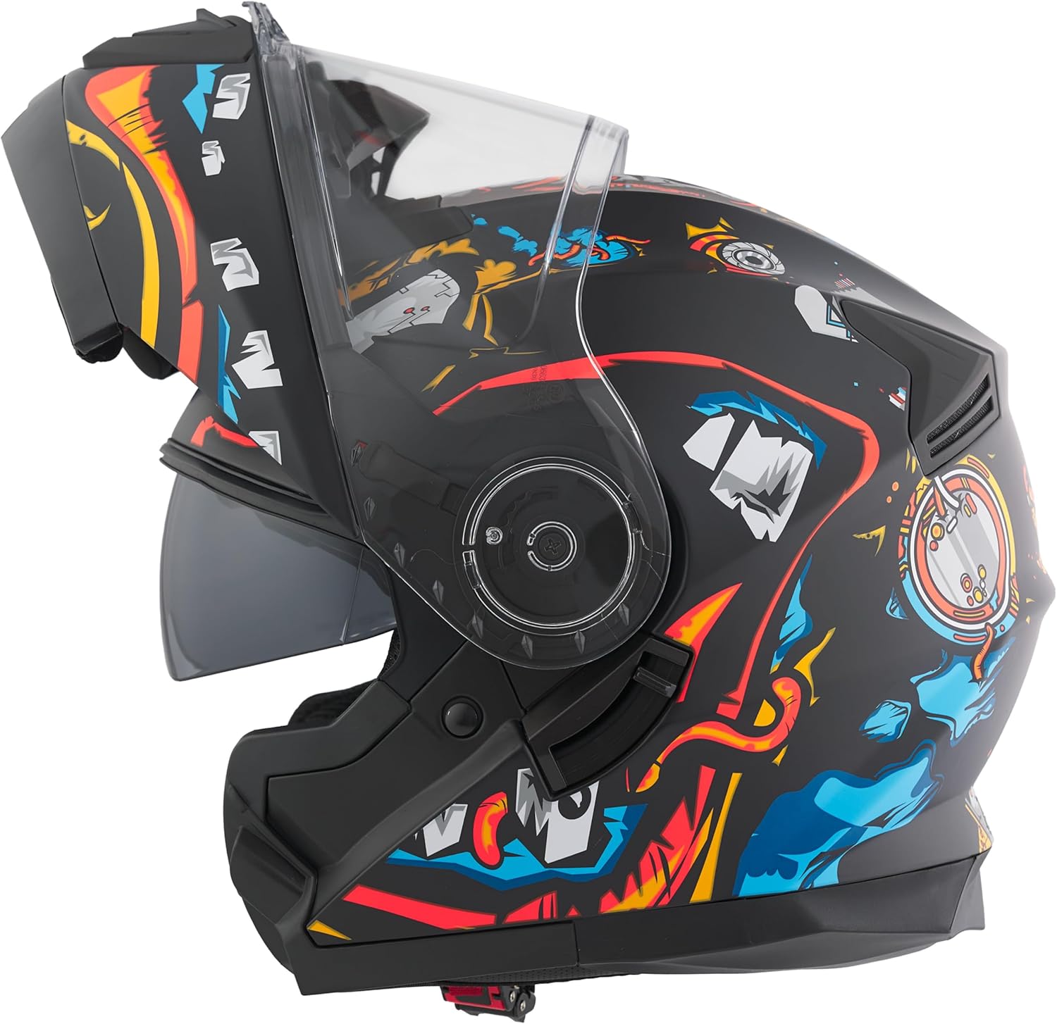BHR - CASCO MODULARE 836 FLIP UP ZOMBIE BLACK