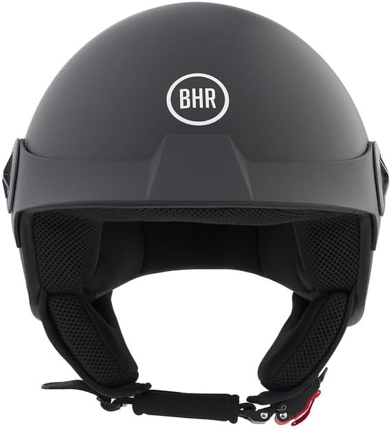 BHR - CASCO DEMI JET 833 PEAK NERO OPACO