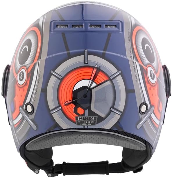 BHR - CASCO DEMI JET 841 CHILD BAMBINO/BAMBINA KRONOLOGIX ORANGE