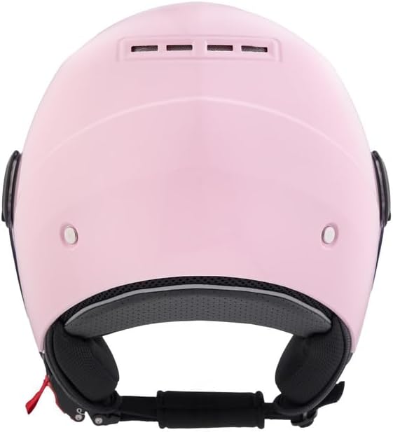 BHR - CASCO DEMI JET 841 CHILD BAMBINO/BAMBINA ROSA METALLIZZATO