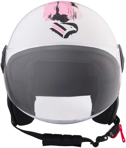 BHR - CASCO DEMI JET 835 SPECIAL PALERMO SHINY WHITE