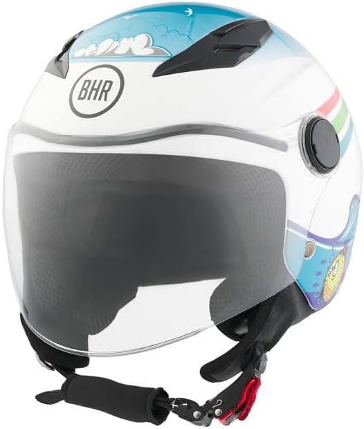 BHR - CASCO DEMI JET 838 CHILDREN BAMBINO/BAMBINA SEA