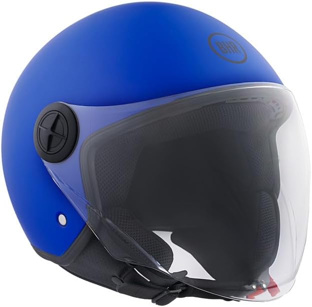 BHR - CASCO DEMI-JET 832 MINIMAL BLU OPACO