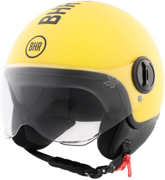 BHR - CASCO DEMI JET 835 SPECIAL GIALLO OPACO