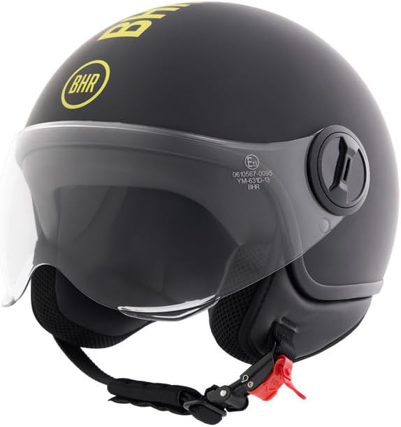 BHR - CASCO DEMI JET 835 SPECIAL NERO OPACO