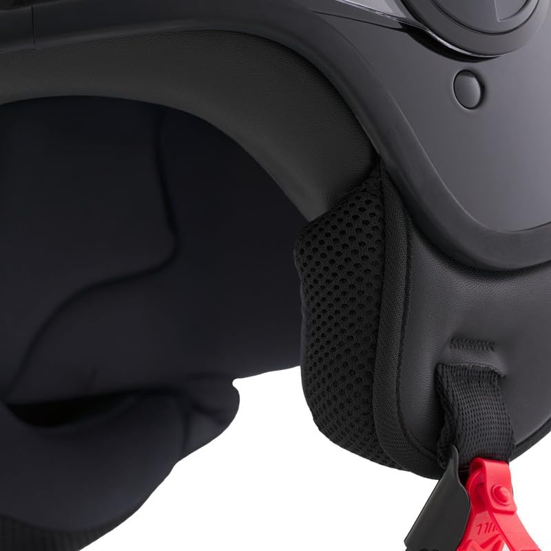 BHR - CASCO DEMI JET 835 SPECIAL NERO METALIZZATO