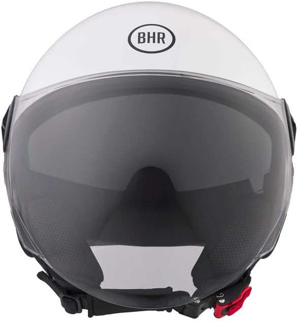BHR - CASCO DEMI JET 840 DUAL SHIELD BIANCO
