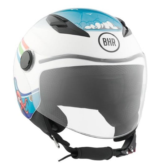 BHR - CASCO DEMI JET 838 CHILDREN BAMBINO/BAMBINA SEA