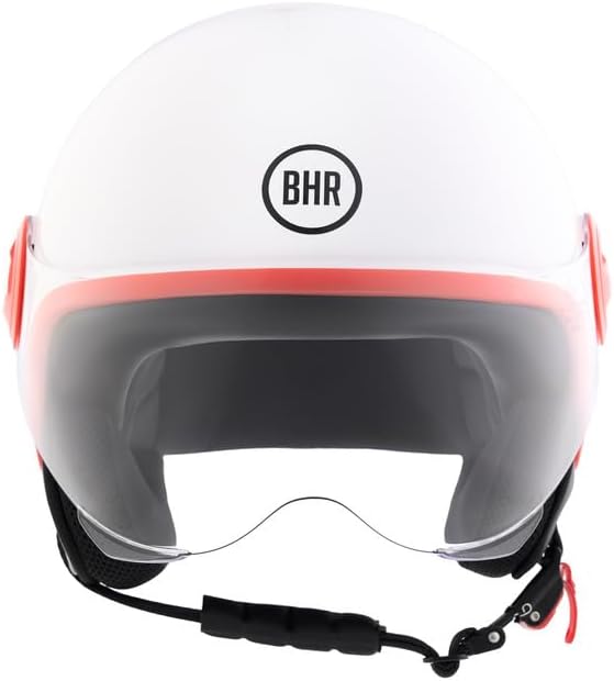 BHR - CASCO DEMI JET 835 SPECIAL WHITE RED