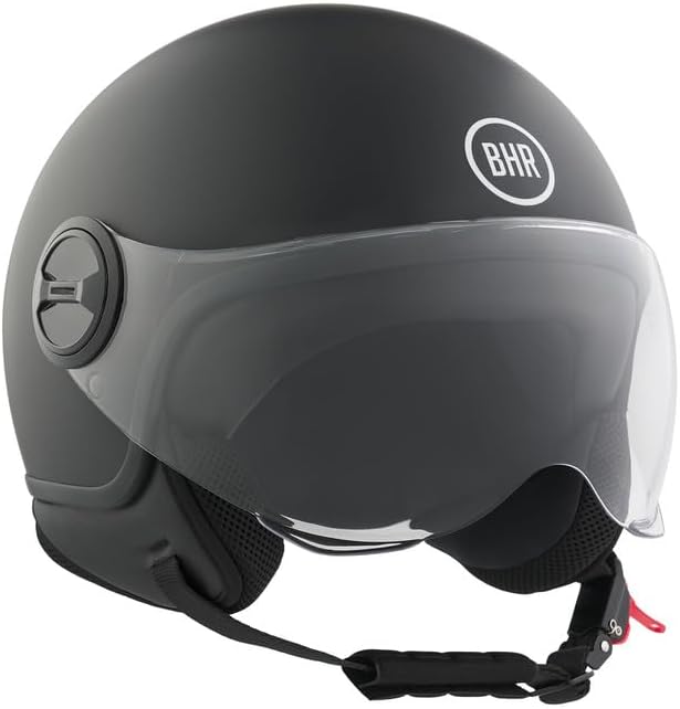 BHR - CASCO DEMI JET 835 SPECIAL NERO OPACO
