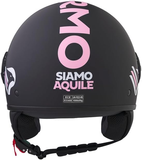 BHR - CASCO DEMI JET 835 SPECIAL PALERMO MATT BLACK