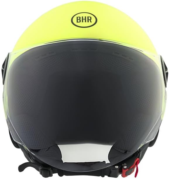 BHR - CASCO DEMI-JET 832 MINIMAL GIALLO FLUO OPACO