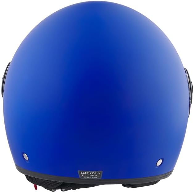 BHR - CASCO DEMI-JET 832 MINIMAL BLU OPACO