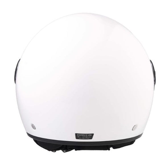 BHR - CASCO DEMI JET 840 DUAL SHIELD BIANCO