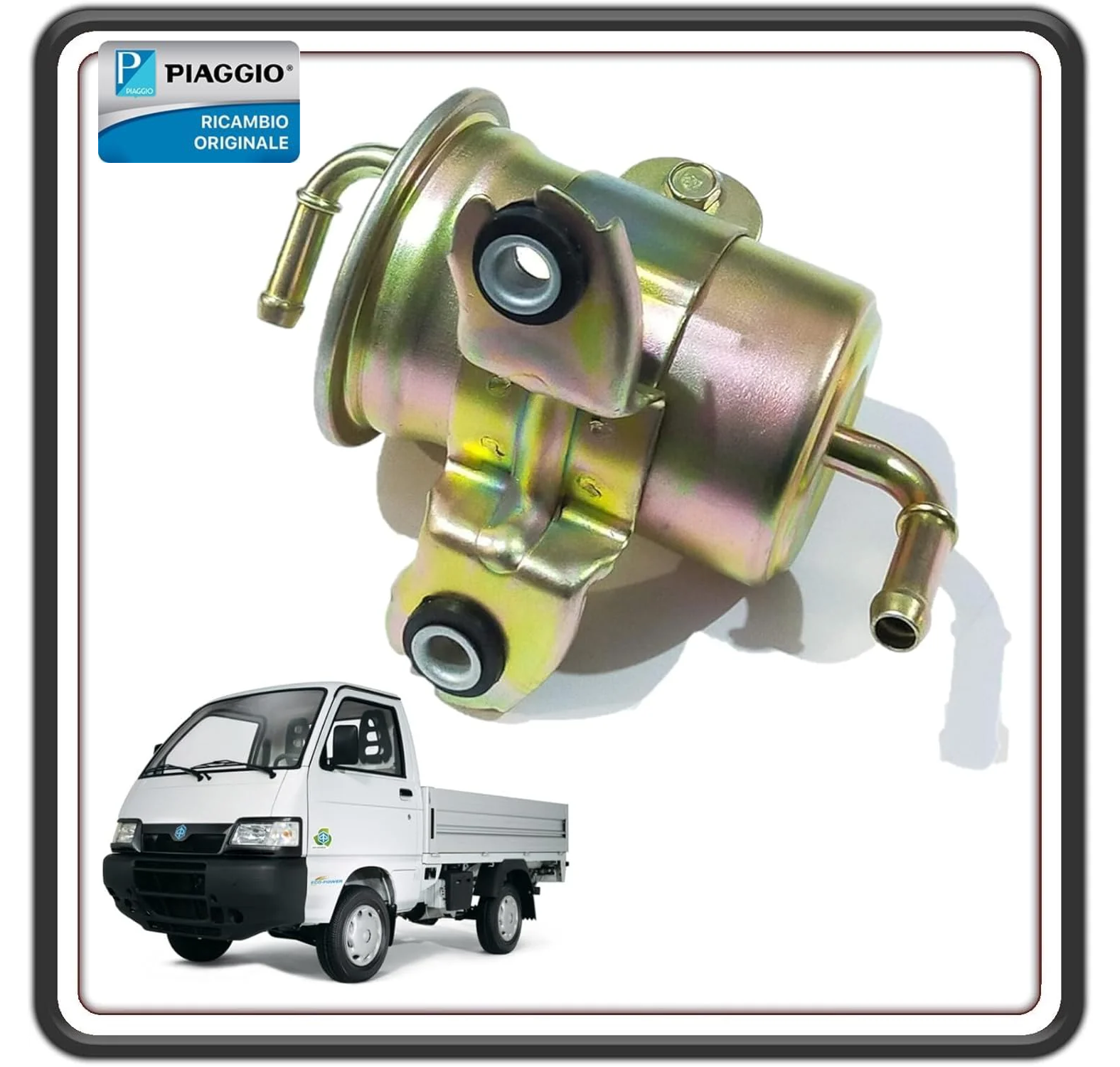FILTRO BENZINA CARBURANTE PER PIAGGIO PORTER 1300 16V FINO AL 2008 MOTORE DAIHATSU ORIGINALE PIAGGIO 2330087512000
