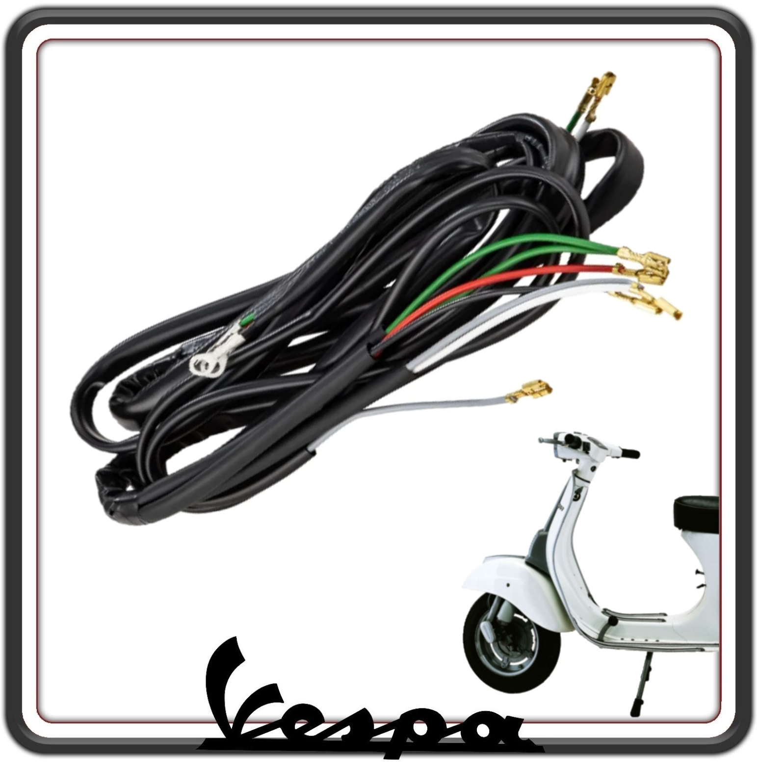 IMPIANTO ELETTRICO COMPLETO FILI E CABLAGGIO PER VESPA 50 SPECIAL