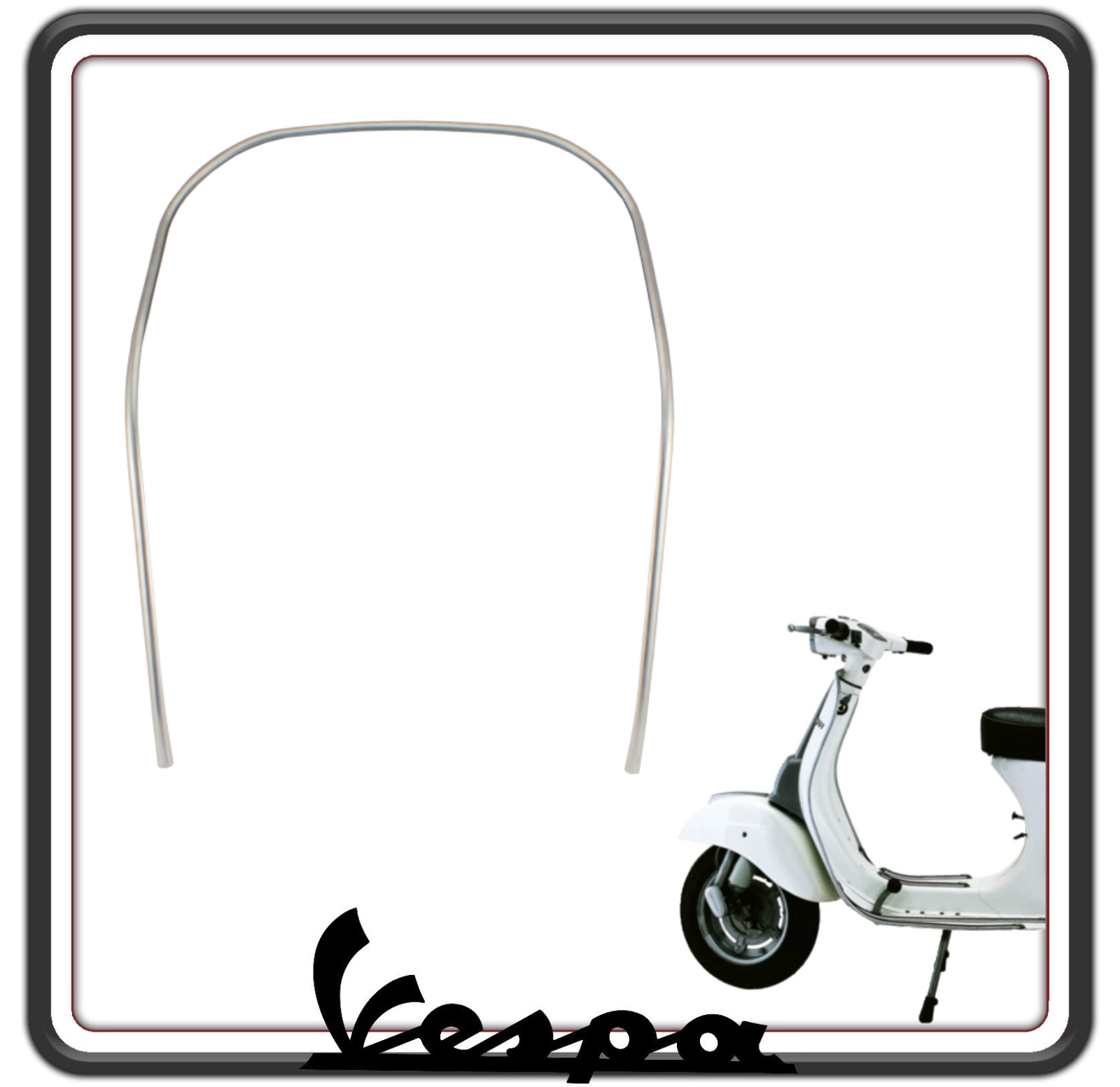 BORDO BORDINO SCUDO ANTERIORE COMPATIBILE PER PIAGGIO VESPA 50 SPECIAL - VESPA 125 PRIMAVERA - ET3