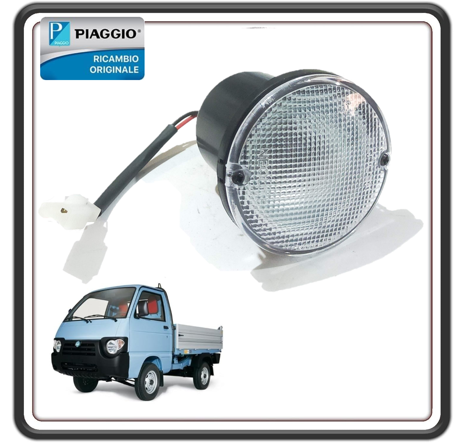 FANALE FANALINO POSTERIORE RETROMARCIA RETRO MARCIA PIAGGIO QUARGO DIESEL TUTTI I MODELLI ORIGINALE PIAGGIO 613820