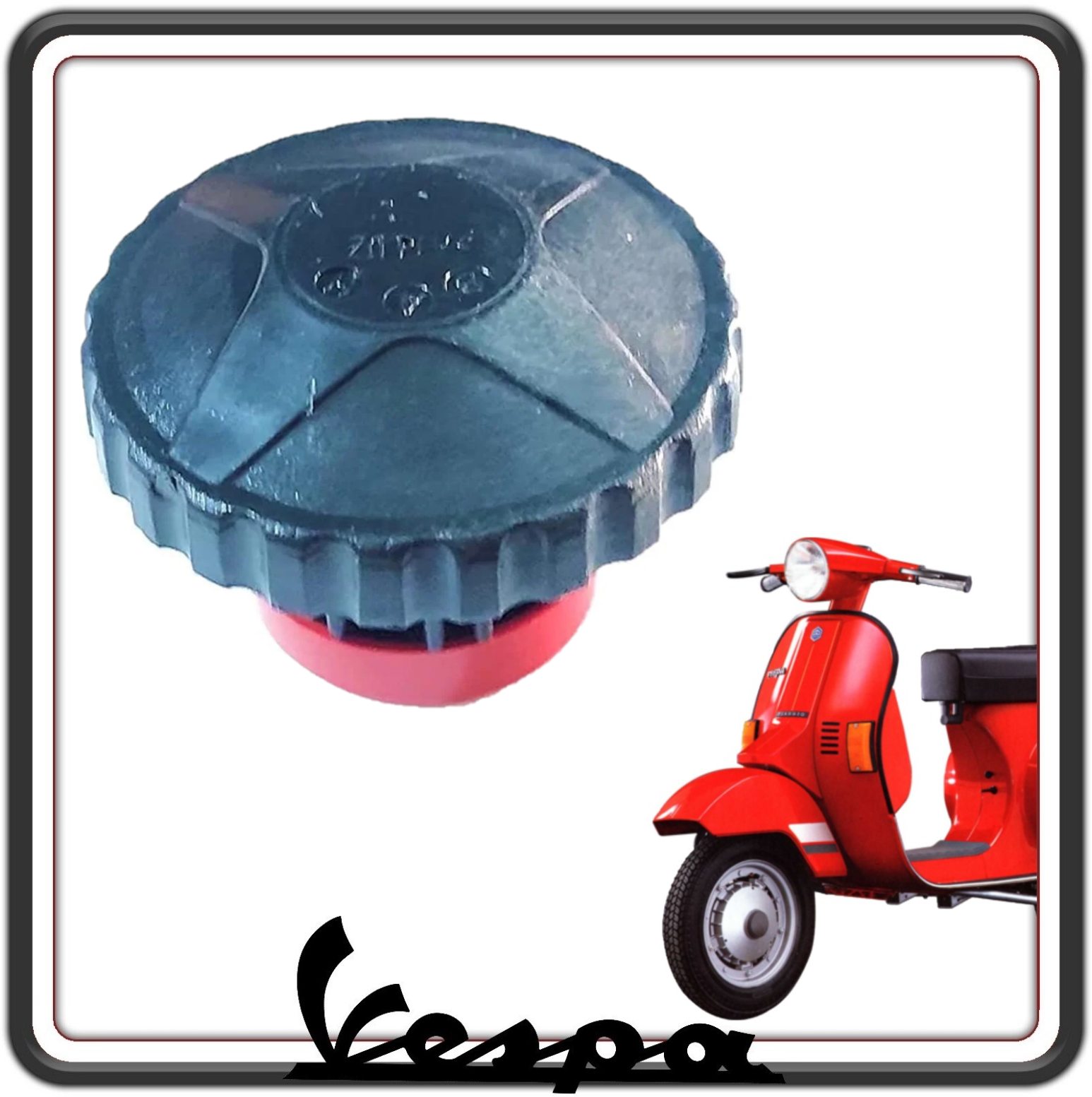 TAPPO SERBATOIO TANGA TANICA CARBURANTE BENZINA COMPATIBILE CON PIAGGIO VESPA PX - ARCOBALENO - VESPA PK - VESPA FL - FL2 - VESPA N
