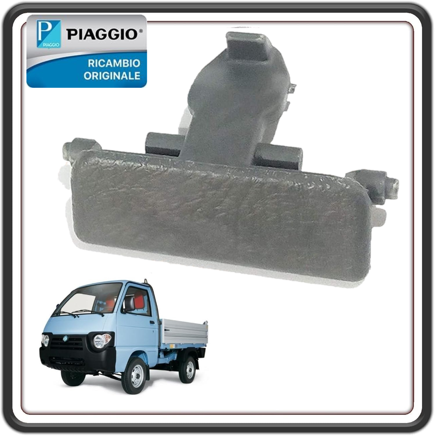 LEVA LEVETTA MANIGLIA CHIUSURA GANCIO SPORTELLO BAULETTO PORTA OGGETTI PORTAOGGETTI PER PIAGGIO PORTER - PIAGGIO QUARGO ORIGINALE PIAGGIO 5556587Z01030
