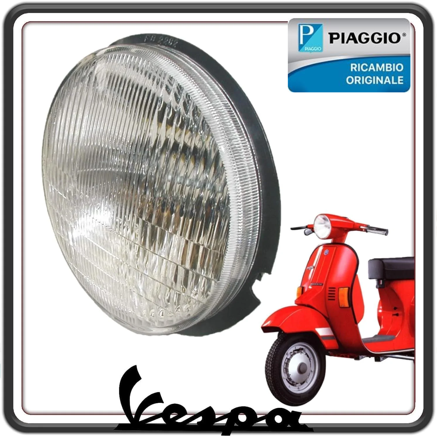 FARO FANALE FANALINO GRUPPO OTTICO ANTERIORE VESPA PK 50 TUTTI I MODELLI - PK 50 XL ORIGINALE PIAGGIO 215399