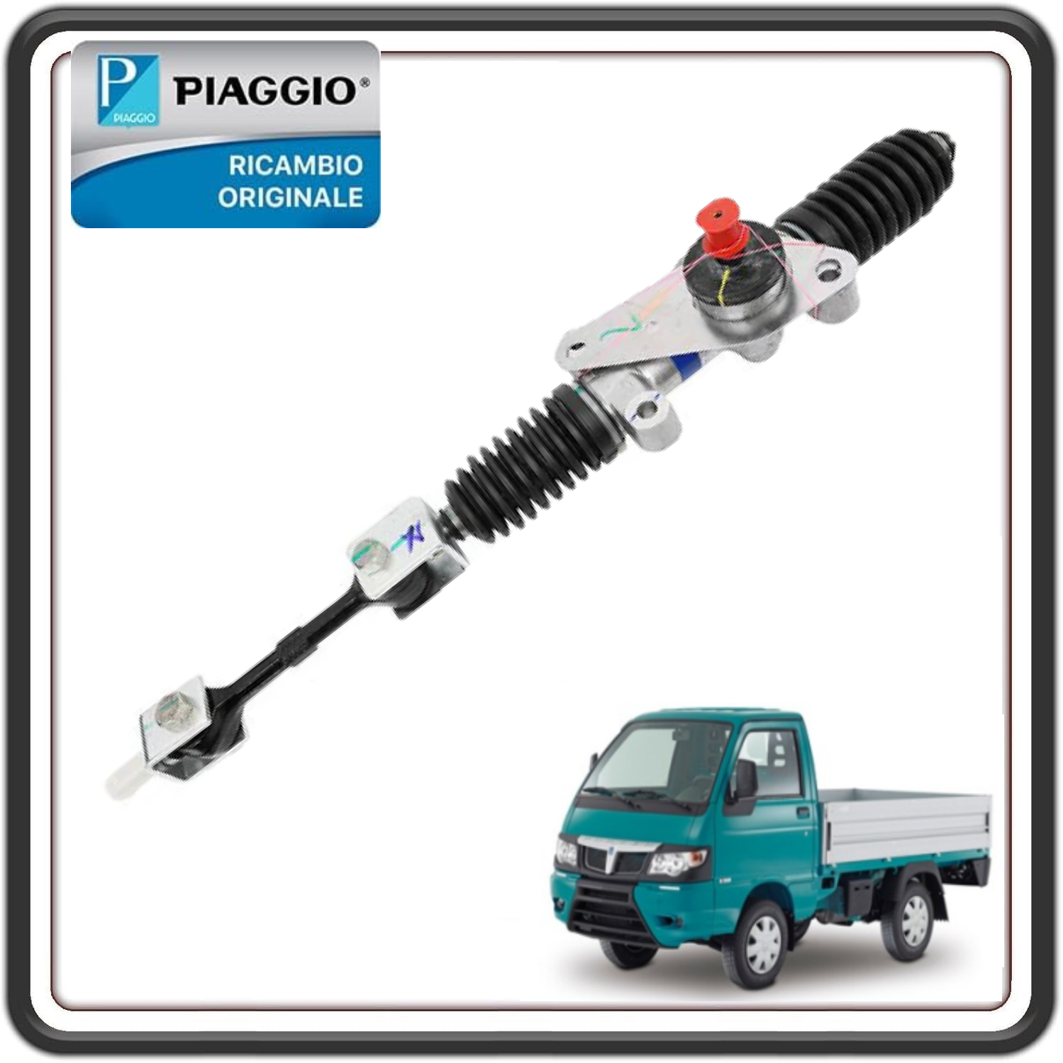 SCATOLA STERZO COMPLETA DI BIELLA PER PIAGGIO PORTER MULTITECH EURO 5 DAL 2009 IN POI ORIGINALE PIAGGIO B0041486