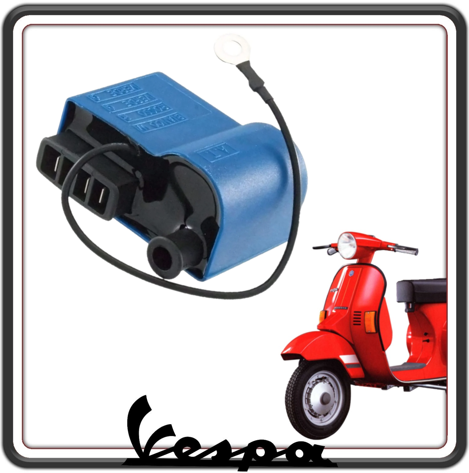 CENTRALINA ELETTRONICA COMPATIBILE PER PIAGGIO APE 50 - VESPA PX 125 150 - VESPA PXE ARCOBALENO - VESPA PK 50-50XL - PK 125 XL - FL 50-125 - FL2