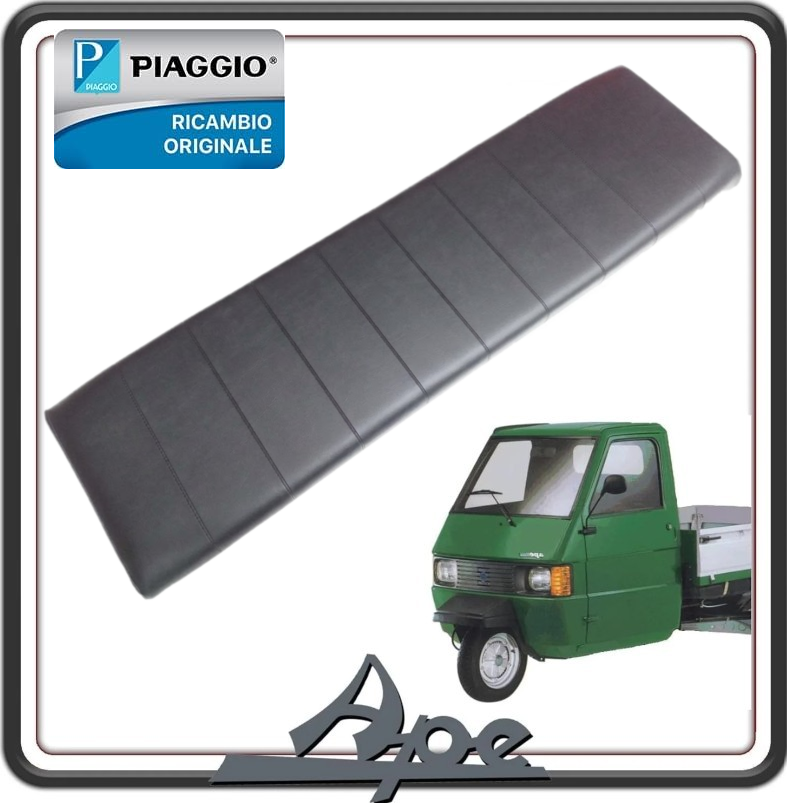 SCHIENALE CUSCINO SCHIENA PER PIAGGIO APE TM BENZINA E DIESEL DAL 1997 AL 2004 ORIGINALE PIAGGIO 262149