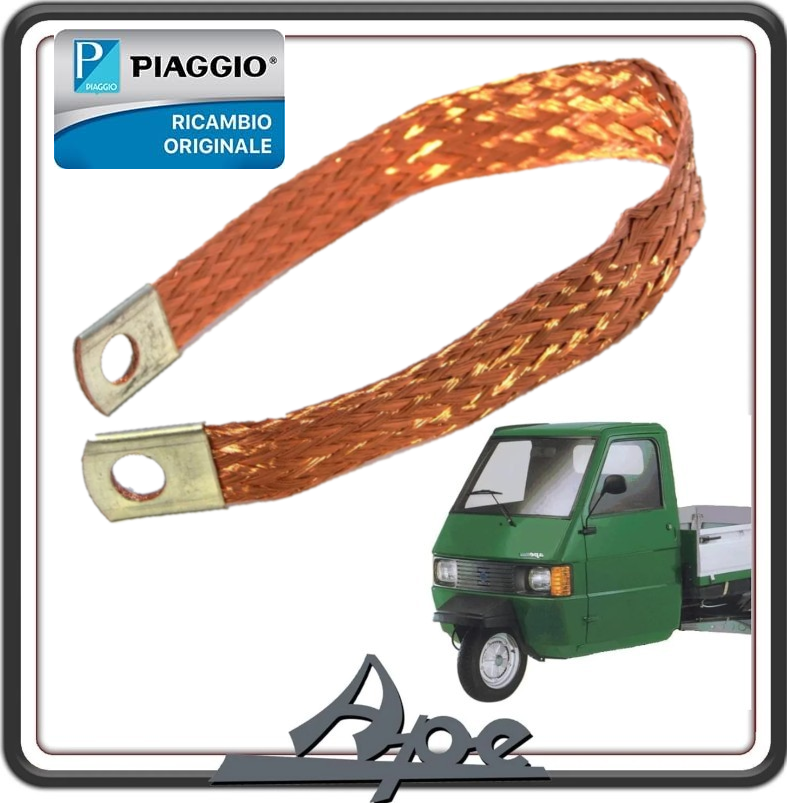 CALZA DI MASSA PER PIAGGIO APE TM 703 TUTTI I MODELLI BENZINA E DIESEL ORIGINALE PIAGGIO 292178