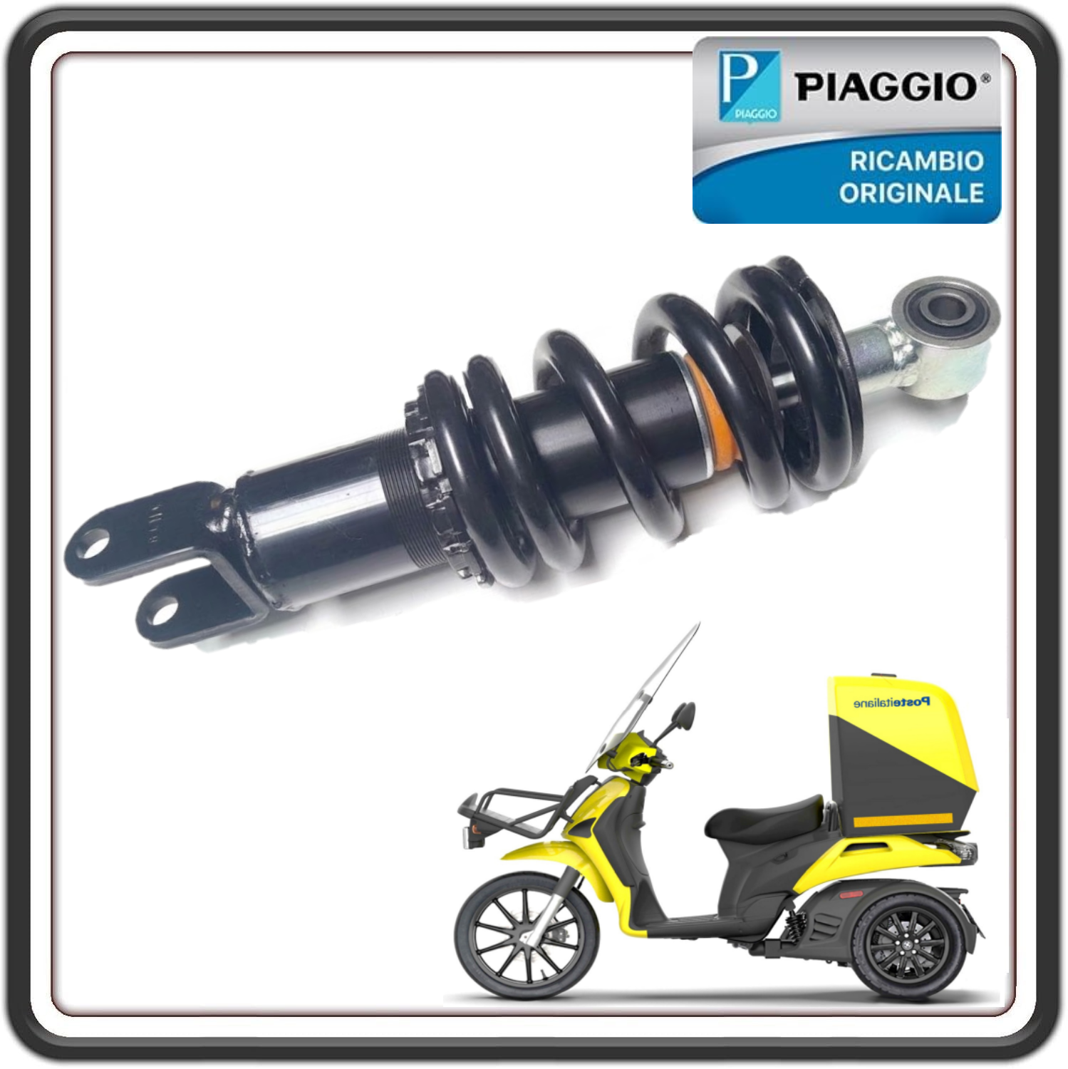 AMMORTIZZATORE POSTERIORE PER PIAGGIO MYMOOVER POSTE ITALIANE - DELIVERY 2021 ORIGINALE PIAGGIO 1C005177