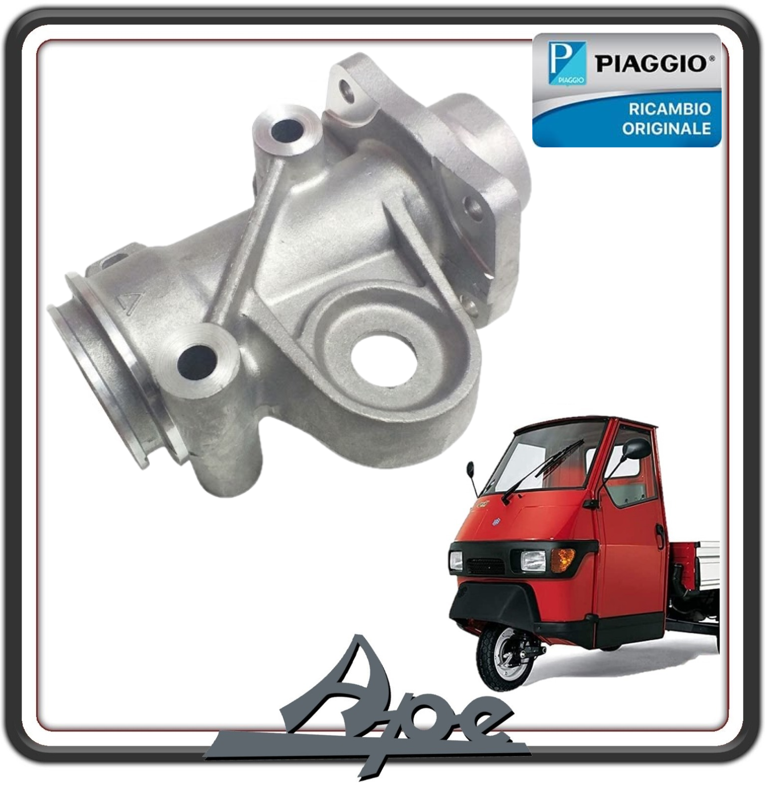 PORTAMOZZO POSTERIORE SINISTRO PER PIAGGIO APE 50 DAL 2018 AL 2021 ORIGINALE PIAGGIO 1E0029515