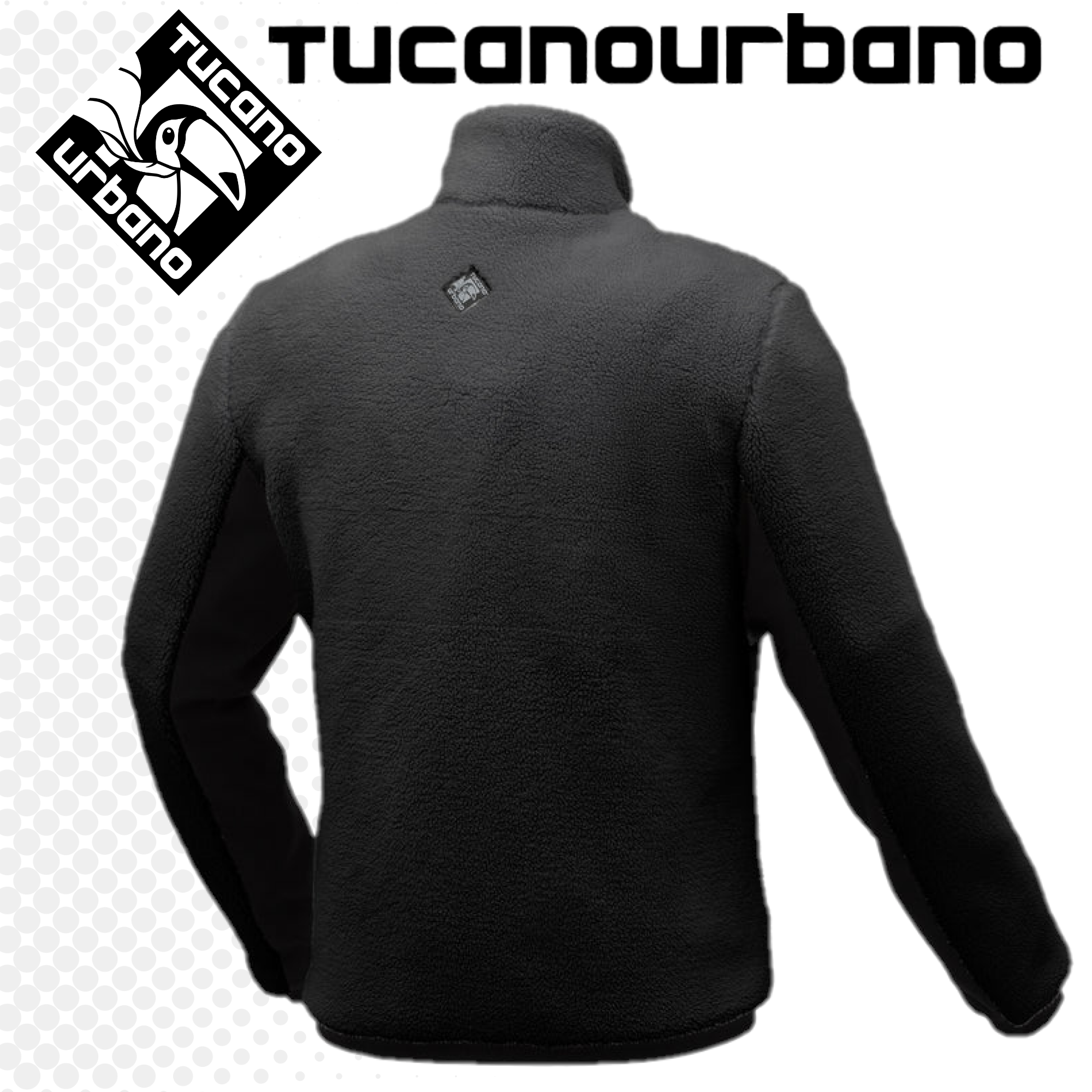 GIACCA TUCANO URBANO TEDDYMOTION WINDSCUD BLACK