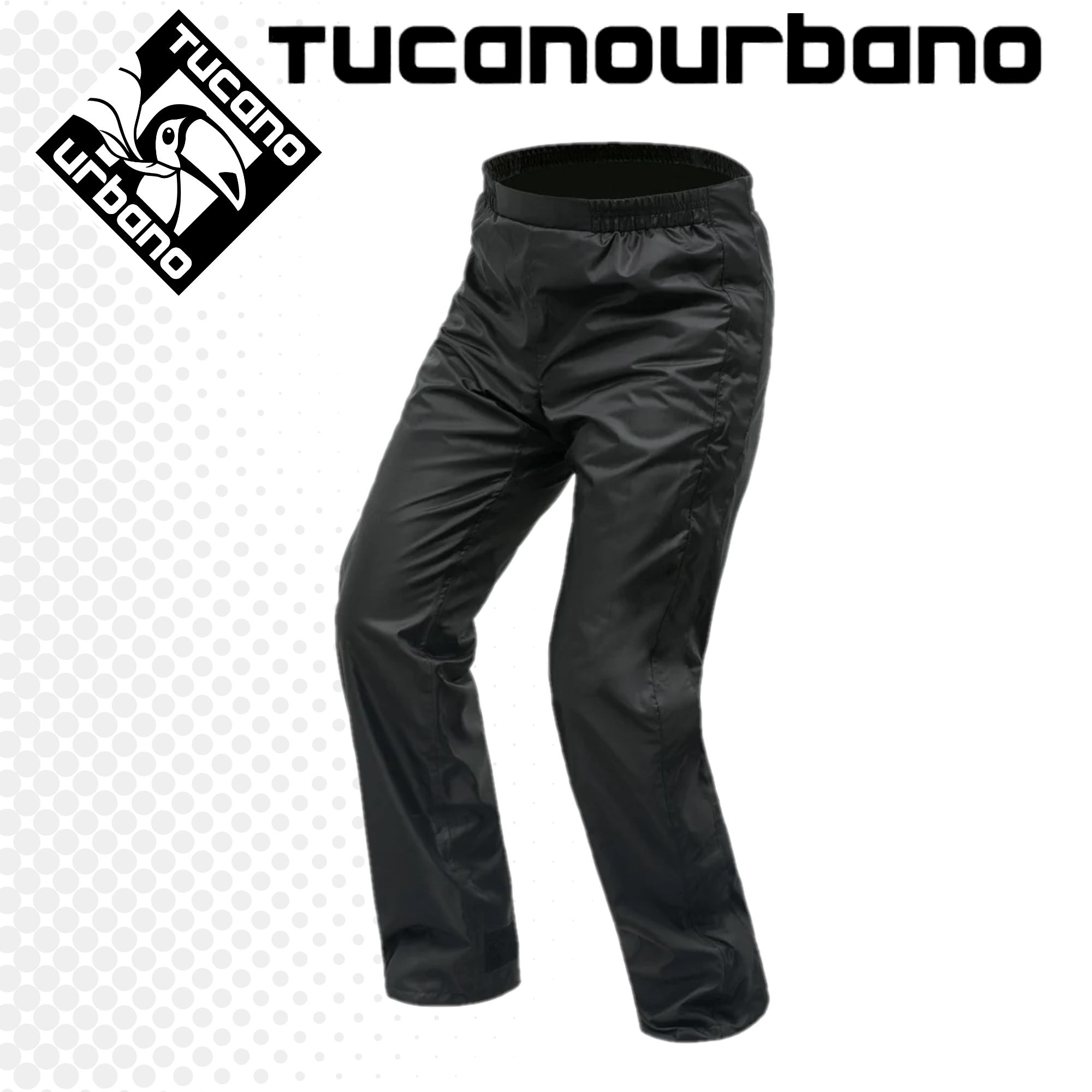 Pantalone antipioggia Tucano Urbano PANTA DILUVIO ZIP HYDROSCUD® Nero