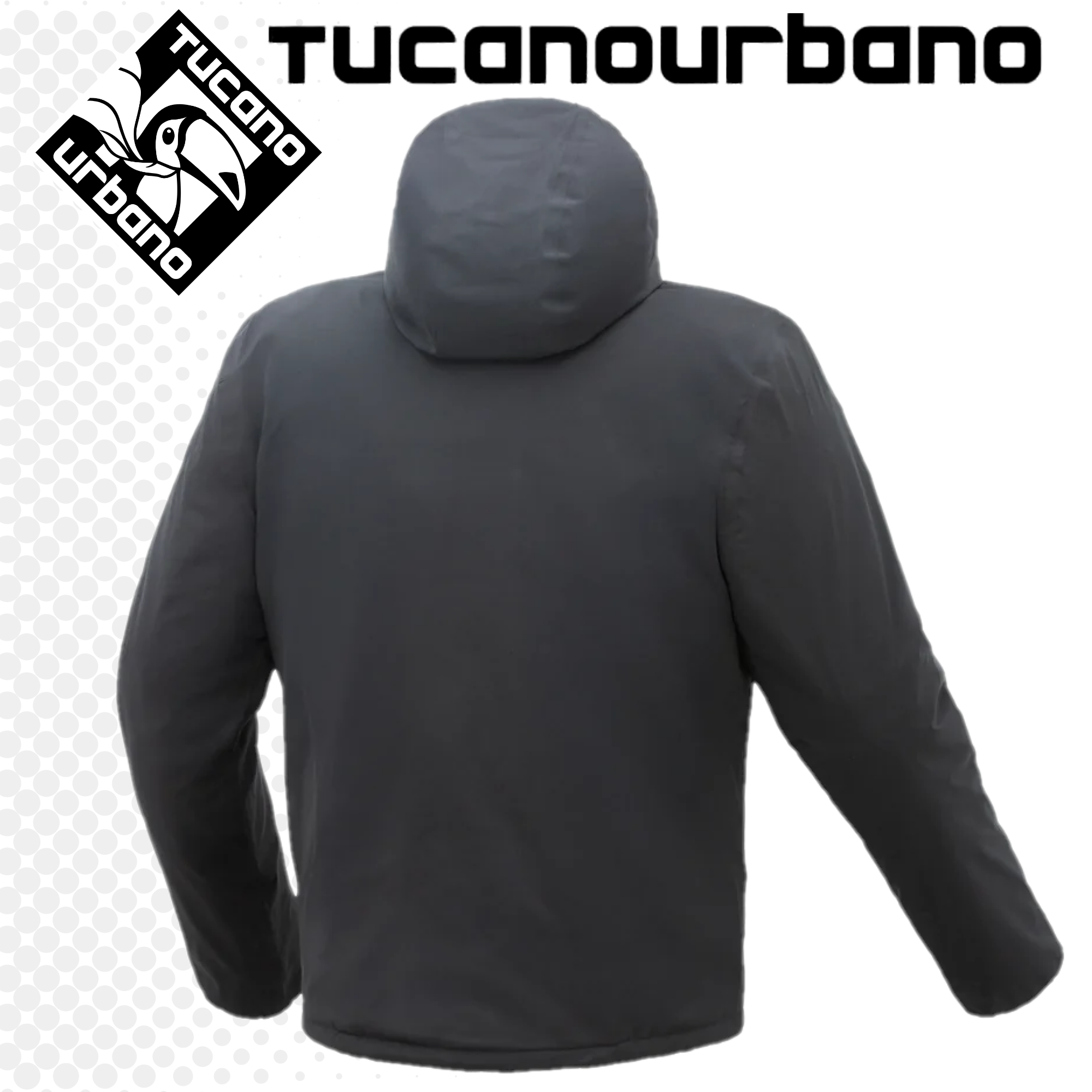 GIACCA TUCANO URBANO TOPDOWN HYDROSCUD® REVERSIBLE BLACK