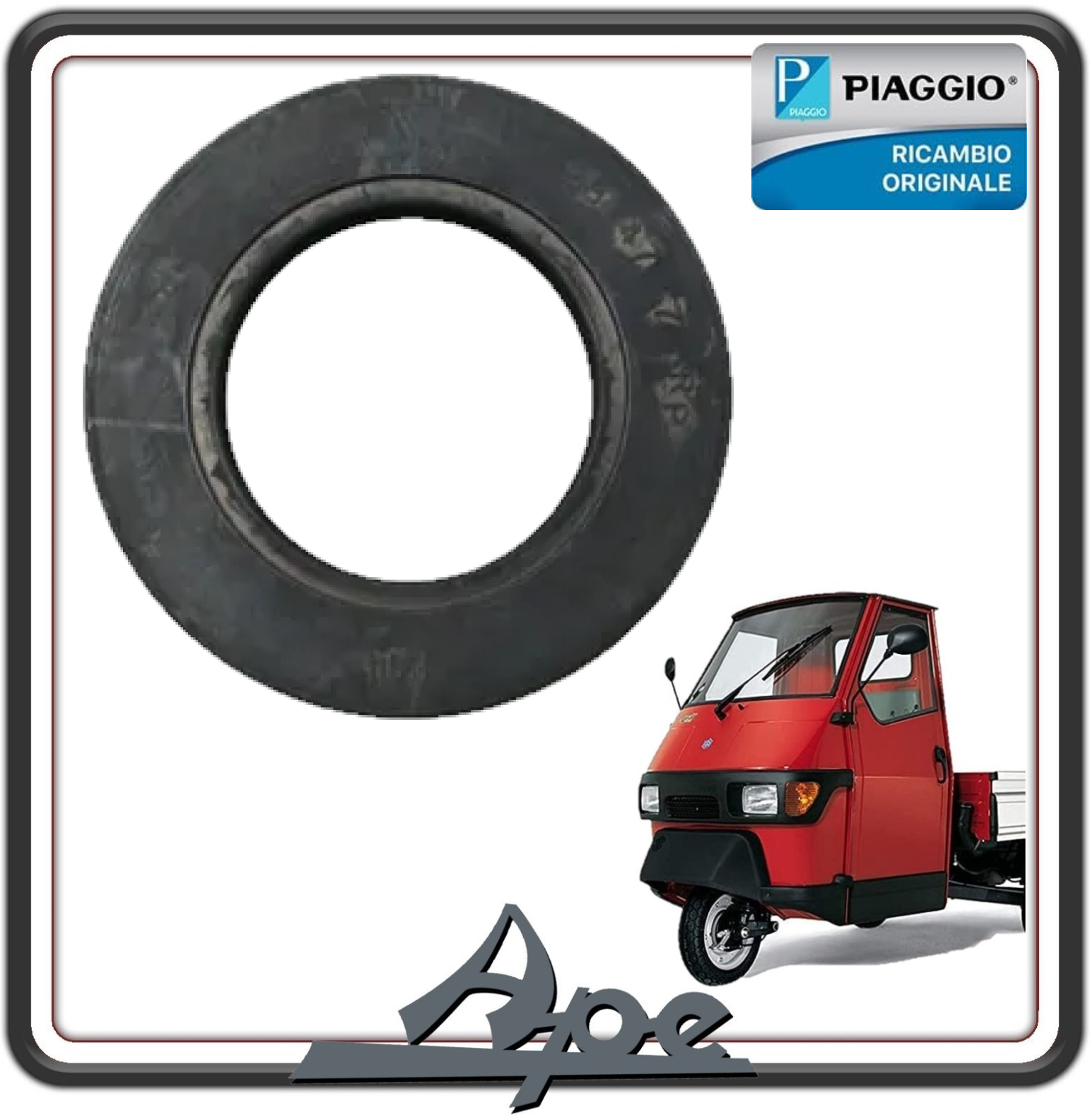 PARAOLIO ANELLO DI TENUTA 47.28.7 MOZZO POSTERIORE PER PIAGGIO APE 50 ORIGINALE PIAGGIO 119940 