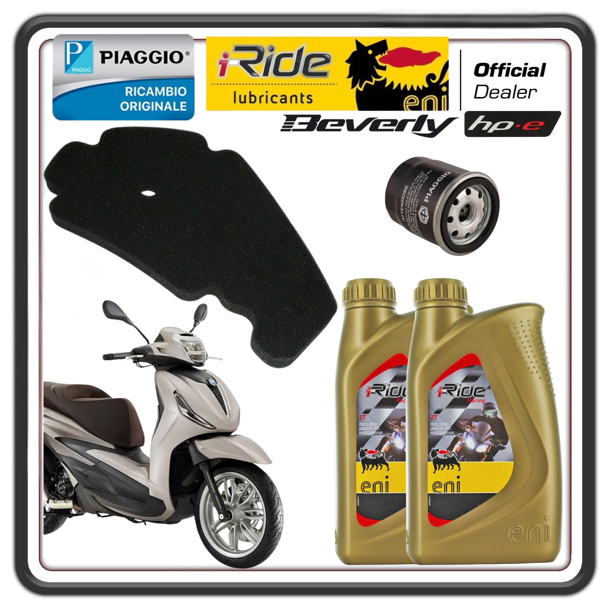 KIT TAGLIANDO PER PIAGGIO BEVERLY 300 HPE (2021 - 2025)